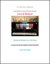 Love And Betrayal piano sheet music cover